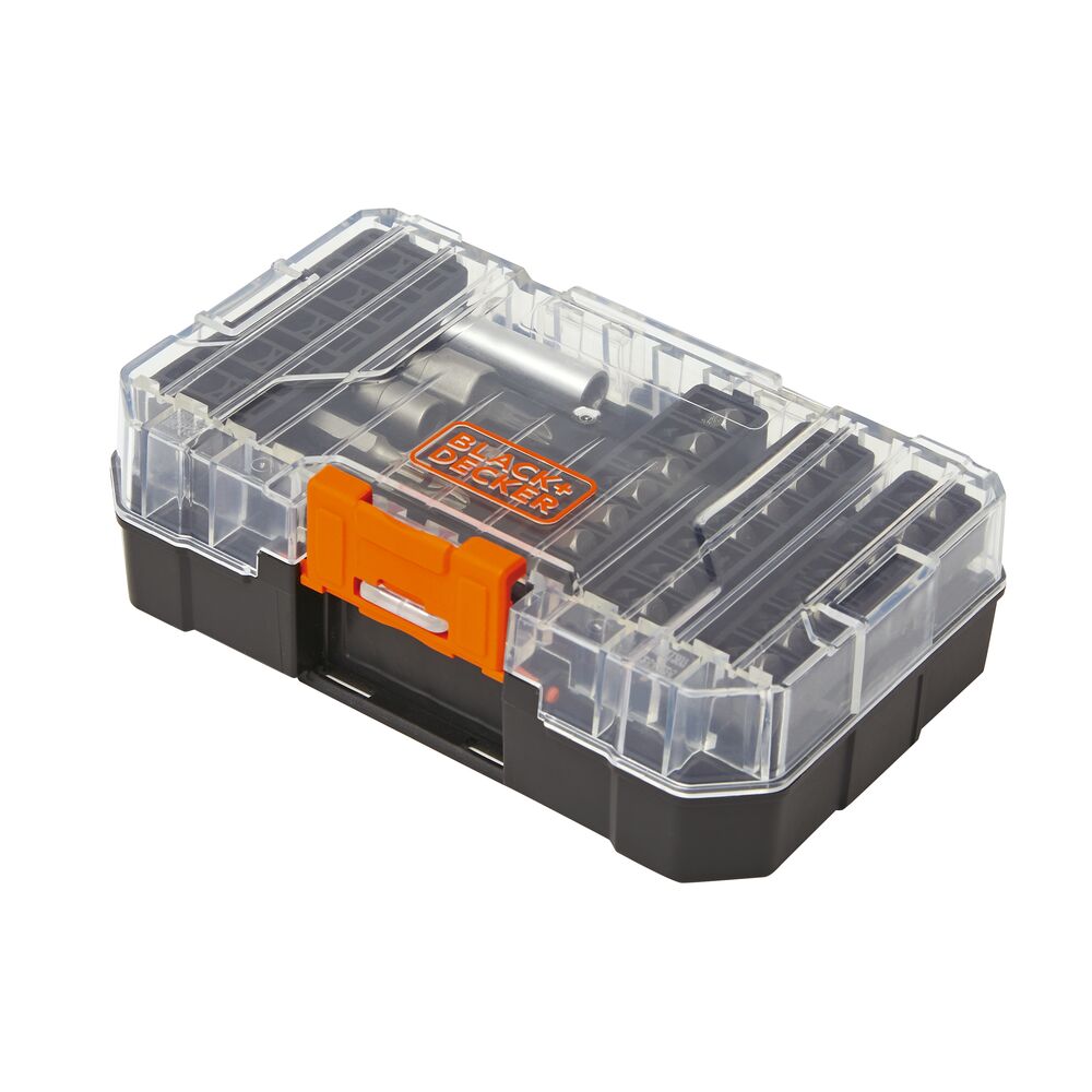 black-decker-40-piece-screwdriving-bit-set-with-clear-storage-case image 2