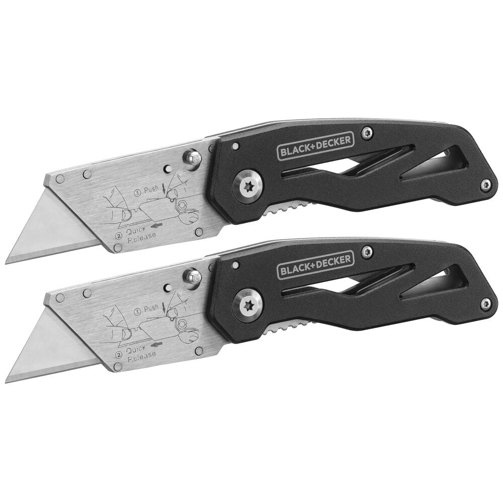 black-decker-folding-utility-knife-2-pack image 1