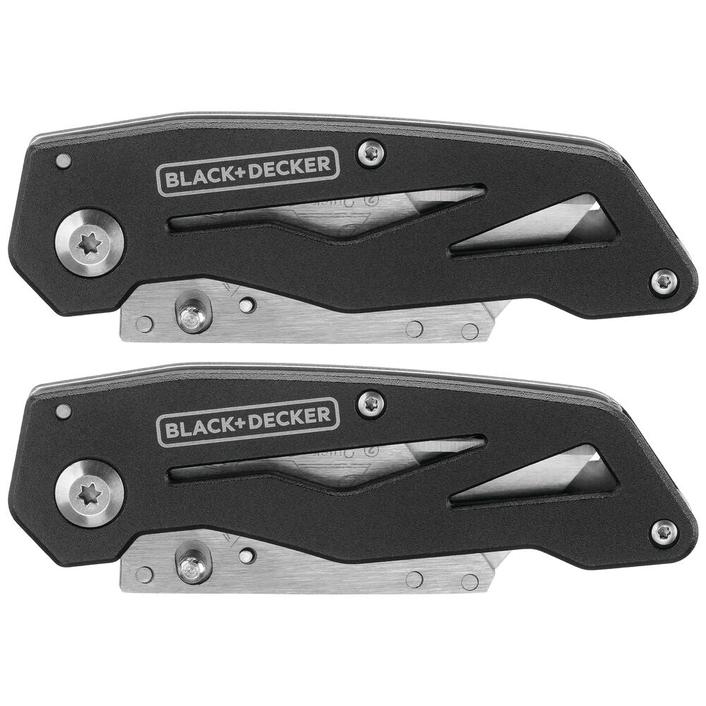 black-decker-folding-utility-knife-2-pack image 2