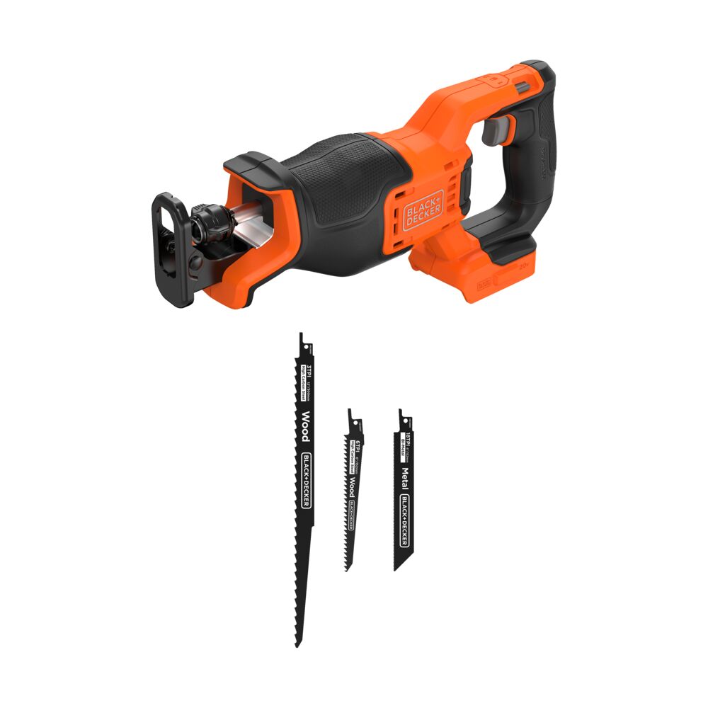 black-decker-20v-max-powerconnect-cordless-brushless-reciprocating-saw-tool-only image 1