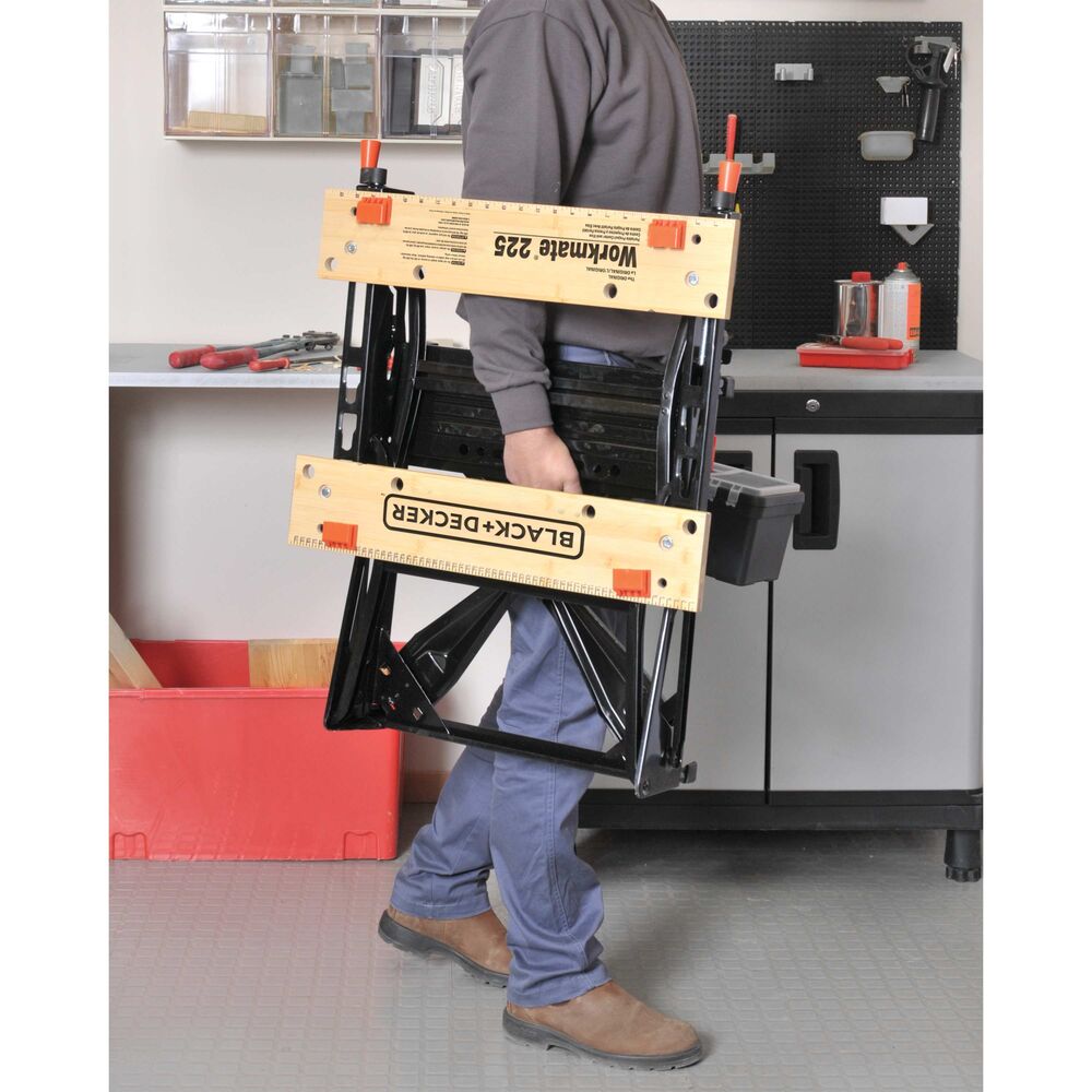 black-decker-portable-work-bench-and-vise-450-lbs-capacity-multipurpose-project- image 2