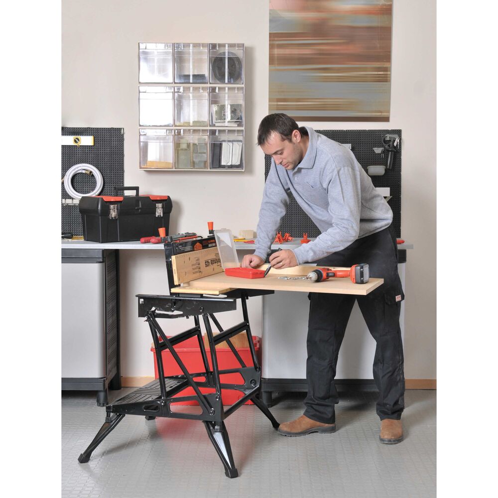 black-decker-workmate-portable-workbench-project-center-and-vise-550-lbs-capacit image 2