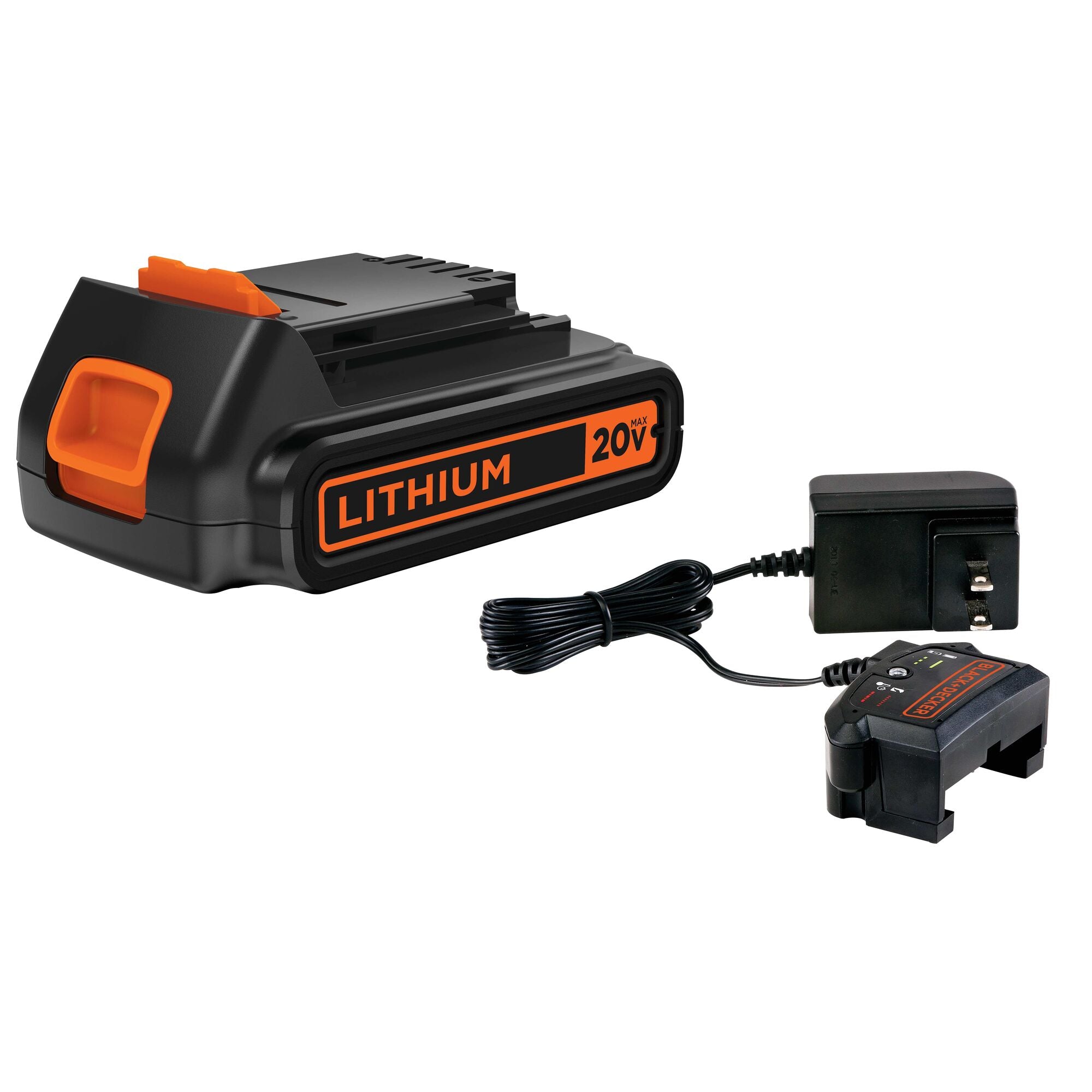 black-decker-20v-max-drill-impact-driver-combo-kit-with-extra-battery-and-charge image 2