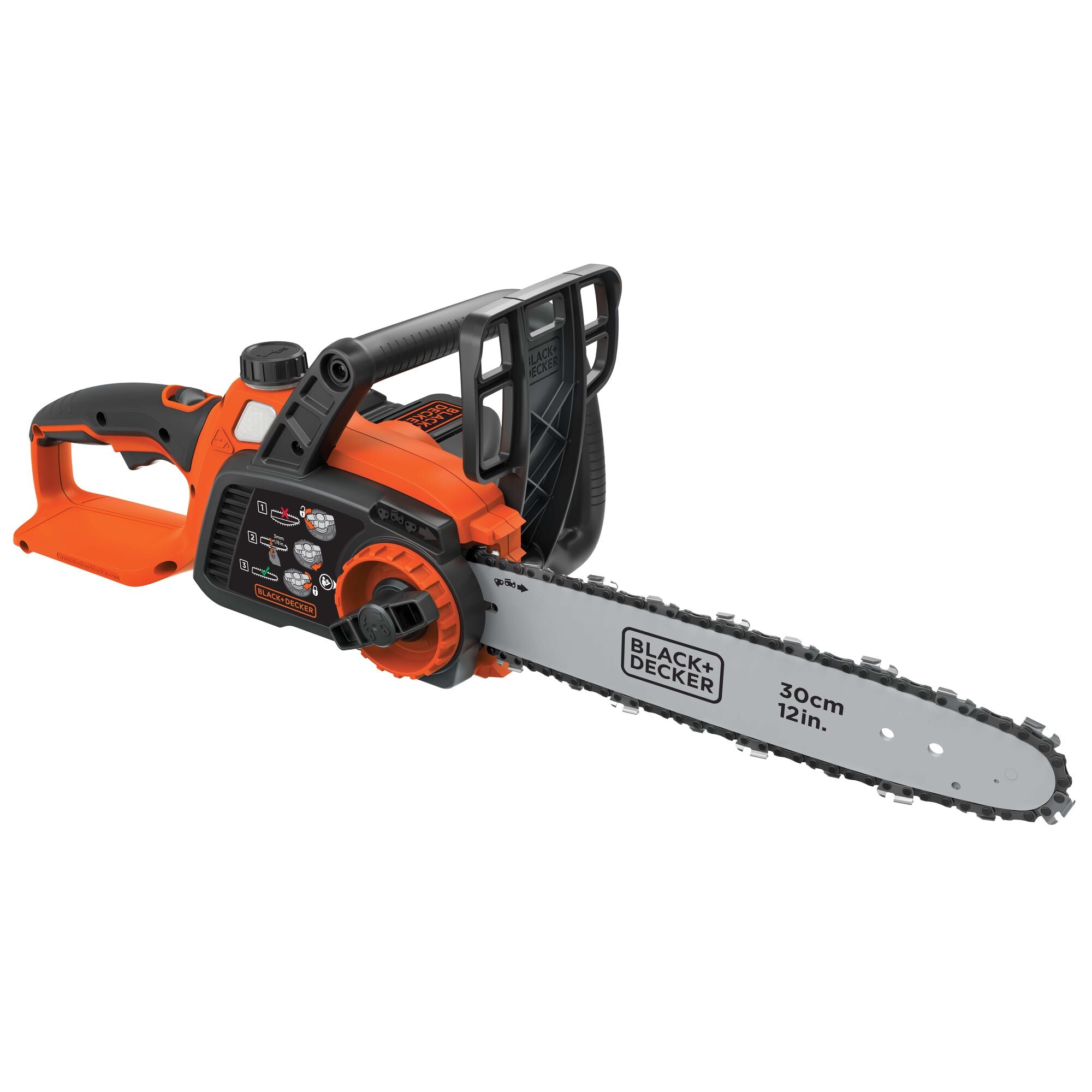black-decker-40v-max-cordless-12-inch-chainsaw-with-battery-and-charger-included image 2