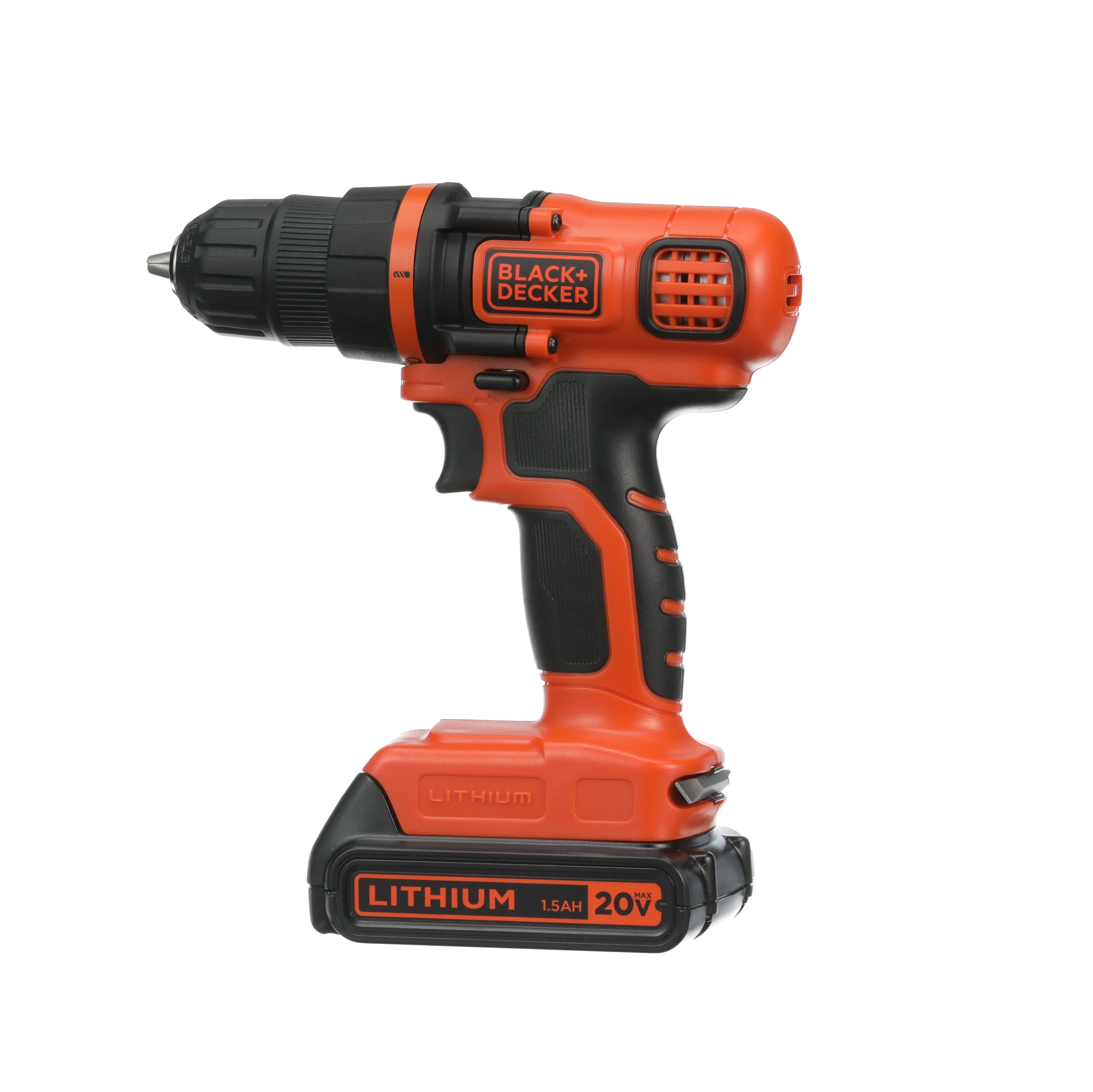 black-decker-20v-max-powerconnect-cordless-drill-driver-with-battery-charger image 4
