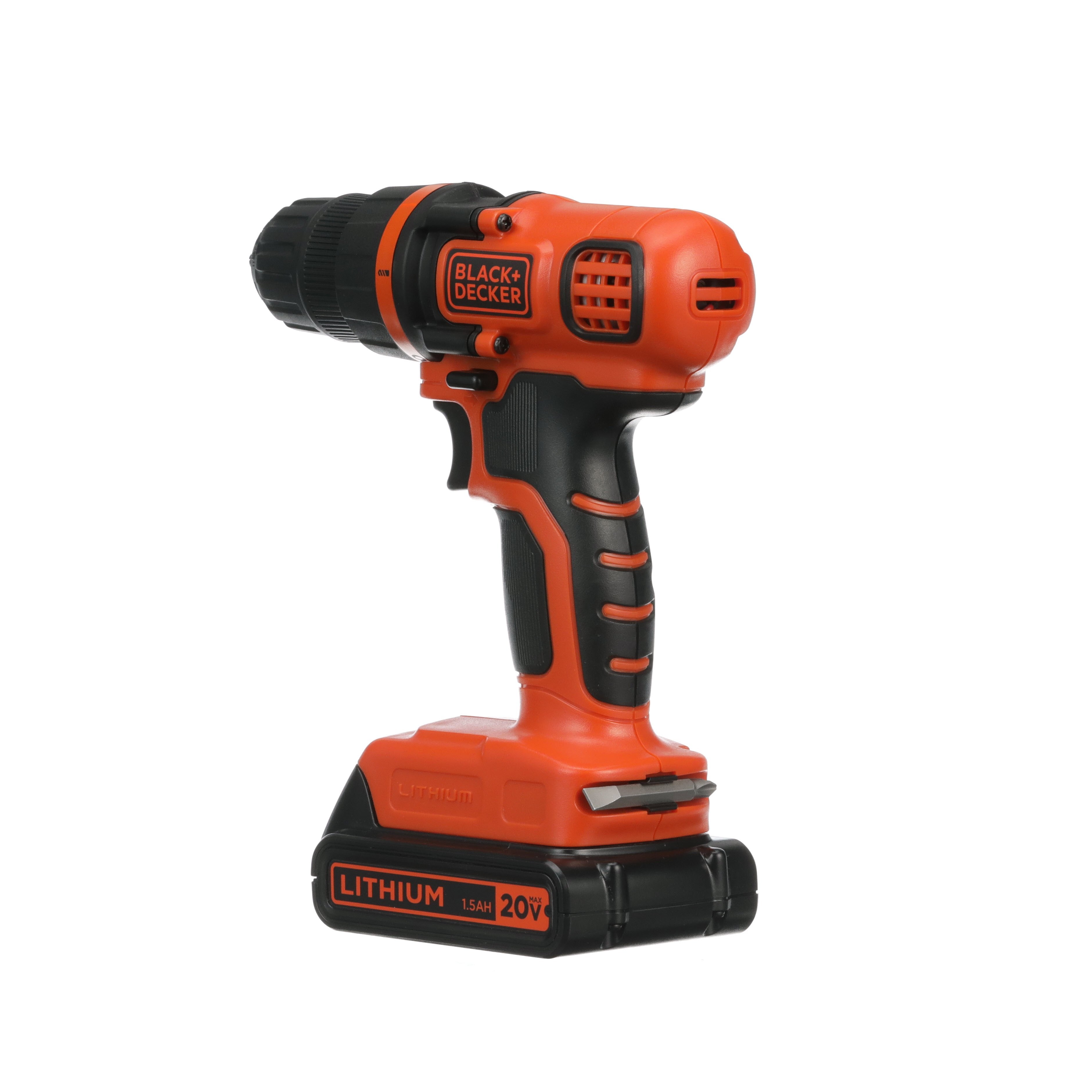 black-decker-20v-max-powerconnect-cordless-drill-driver-with-battery-charger image 6