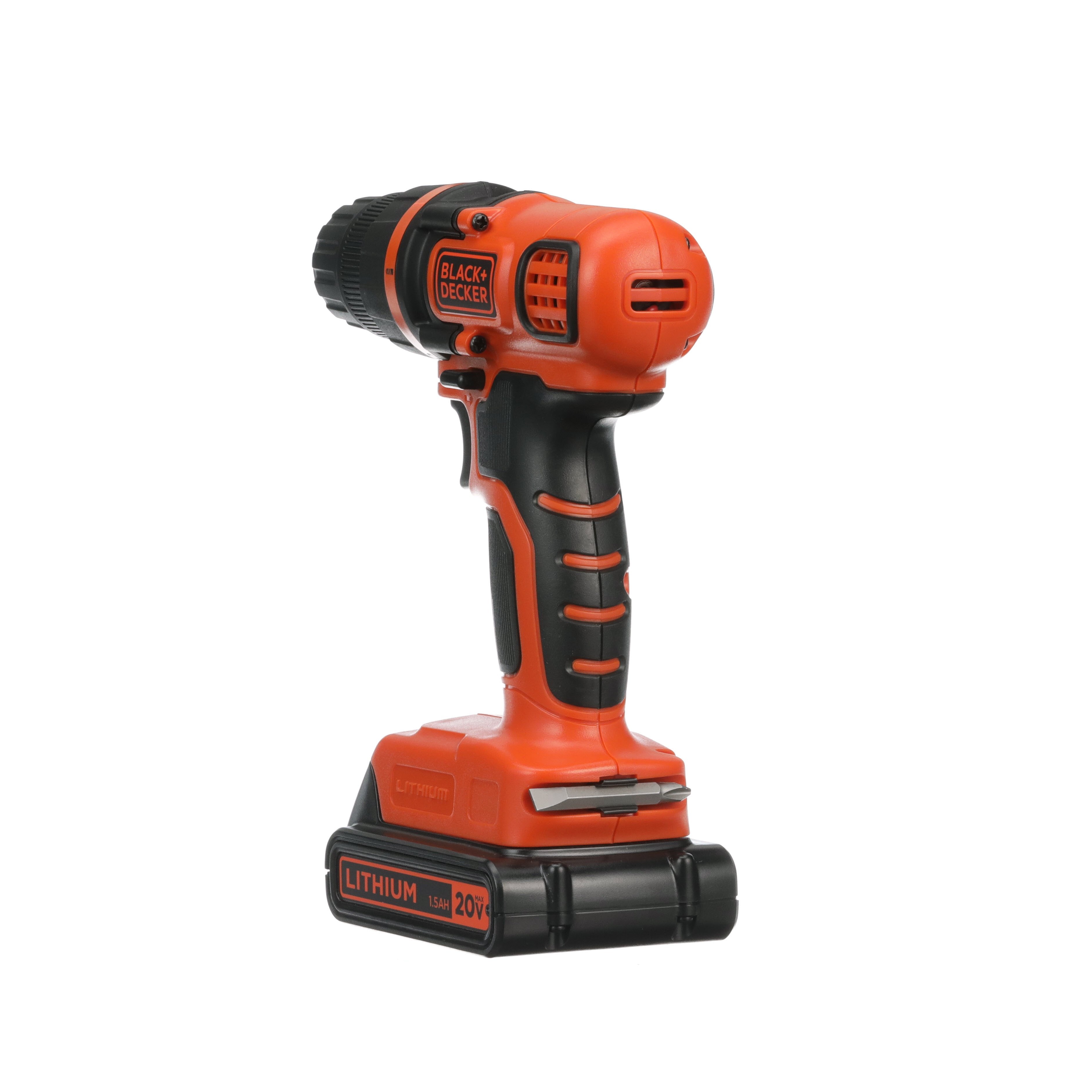 black-decker-20v-max-powerconnect-cordless-drill-driver-with-battery-charger image 7