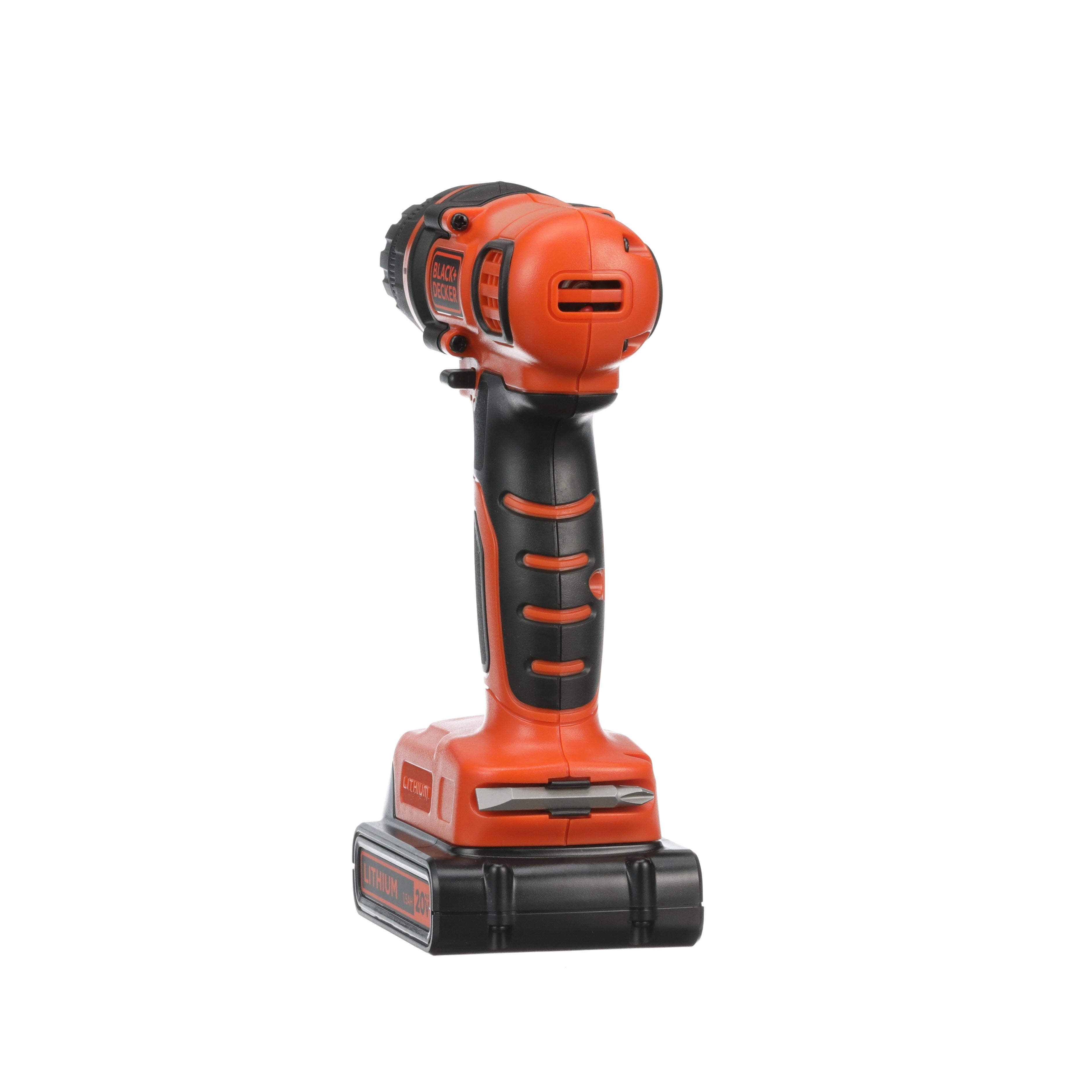 black-decker-20v-max-powerconnect-cordless-drill-driver-with-battery-charger image 8