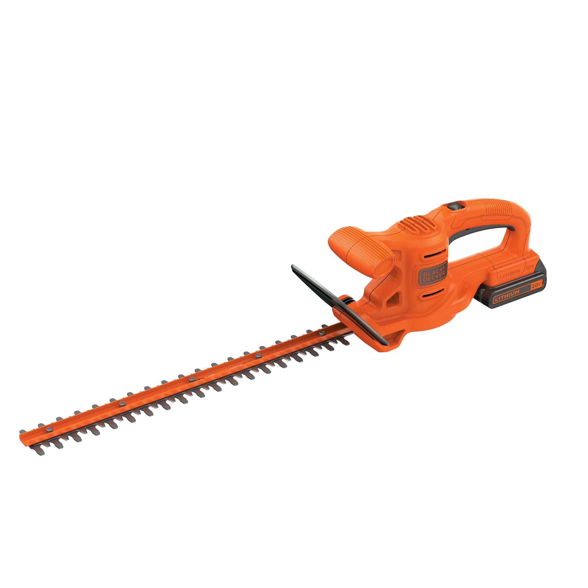 black-decker-20v-max-powerconnect-18-cordless-hedge-trimmer-with-battery-charger image 1