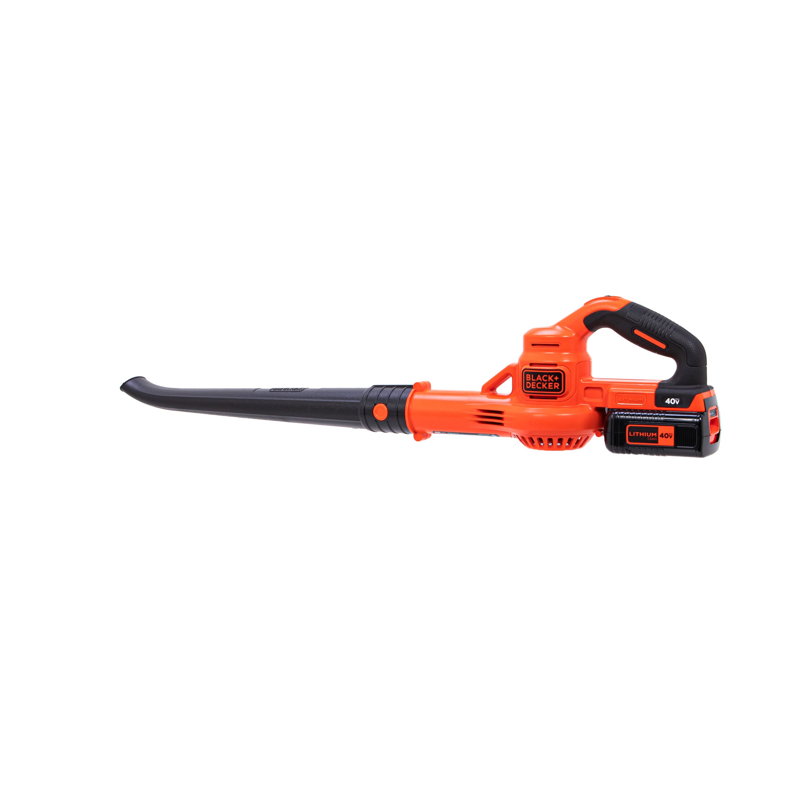 black-decker-40v-max-cordless-leaf-blower-battery-charger-included image 1