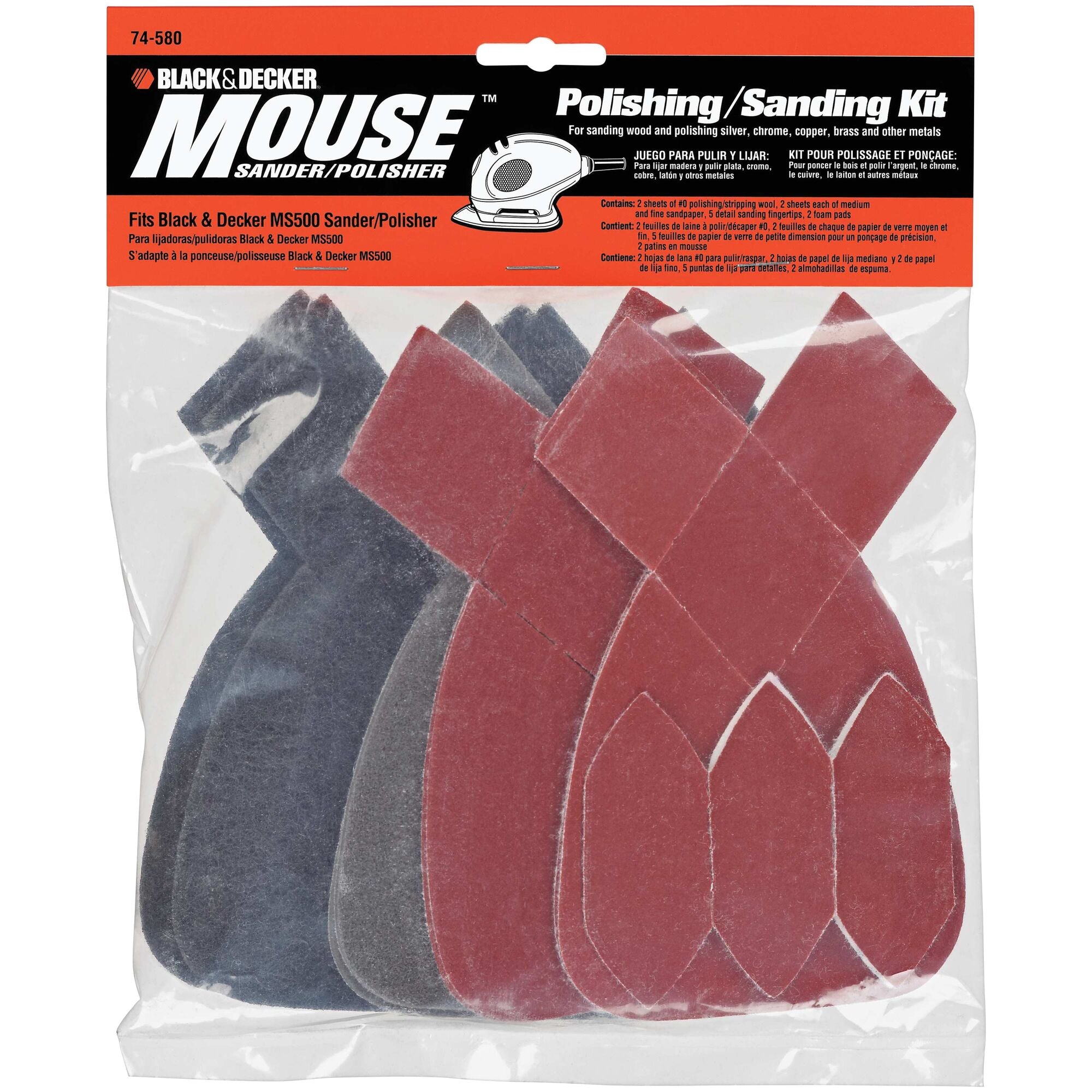black-decker-mouse-sanding-polishing-kit-13-piece-assorted-accessories image 2